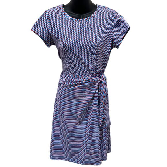 J. McLaughlin Elora Striped Side Tie Dress - Picture 2 of 7